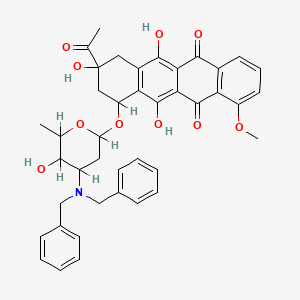 molecular formula C41H41NO10 B1222058 N,N-Dibenzyldaunorubicin 