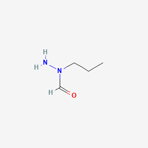molecular formula C4H10N2O B1222075 N-n-Propyl-N-formylhydrazine CAS No. 77337-54-3