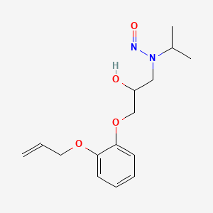 molecular formula C15H22N2O4 B1222079 N-Nitrosooxprenolol CAS No. 96497-86-8