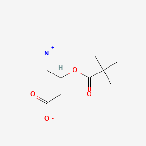 molecular formula C12H23NO4 B1222081 Pivaloylcarnitine CAS No. 98299-38-8