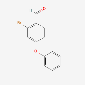 molecular formula C13H9BrO2 B12220908 2-Bromo-4-phenoxybenzaldehyde 