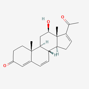 molecular formula C21H26O3 B1222092 Neridienone A CAS No. 53823-05-5