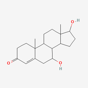molecular formula C19H28O3 B1222112 7alpha,17beta-Dihydroxyandrost-4-en-3-one 