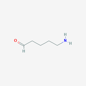 molecular formula C5H11NO B1222117 5-Aminopentanal CAS No. 14049-15-1