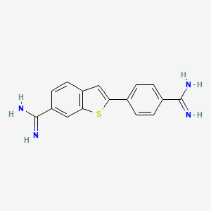 2-(4-Amidinophenyl)benzo(b)thiophene-6-carboxamidine