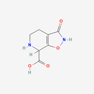 3-Hydroxy-4,5,6,7-tetrahydroisoxazolo(5,4-c)pyridine-7-carboxylic acid