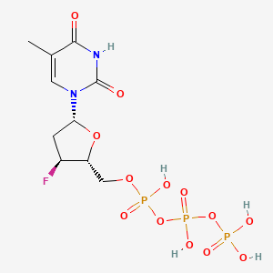 molecular formula C10H16FN2O13P3 B1222140 3'-Fluorothymidine-5'-triphosphate CAS No. 40026-13-9