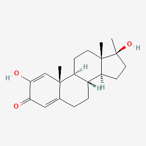 molecular formula C20H28O3 B1222143 2,17beta-Dihydroxy-17-methylandrosta-1,4-dien-3-one CAS No. 2304-17-8
