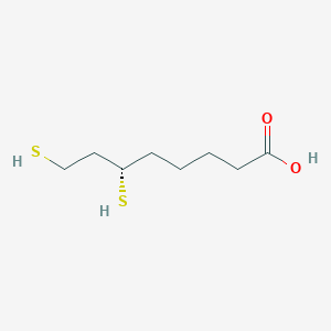 molecular formula C8H16O2S2 B1222145 (S)-二氢硫辛酸 CAS No. 98441-85-1