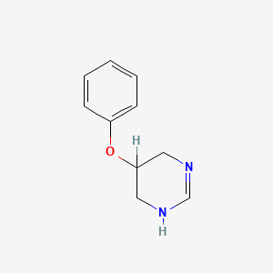 molecular formula C10H12N2O B1222148 1,4,5,6-Tetrahydro-5-phenoxypyrimidine CAS No. 31822-84-1