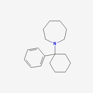 molecular formula C18H27N B1222149 1-(1-Phenylcyclohexyl)hexamethyleneimine CAS No. 2808-81-3