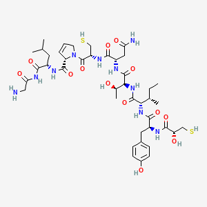 molecular formula C42H64N10O13S2 B1222151 Oxytocin, hydroxy-thr(4)- CAS No. 58418-35-2