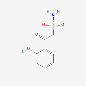 molecular formula C8H9NO4S B1222155 2-Sulfamoylacetylphenol CAS No. 74538-97-9