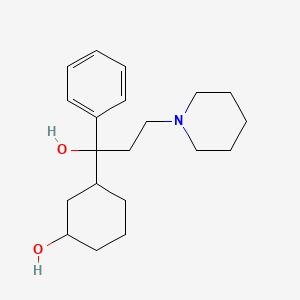 molecular formula C20H31NO2 B1222156 Hydroxycyclohexyl-1-phenyl-1-piperidino-3-propanol CAS No. 119387-63-2