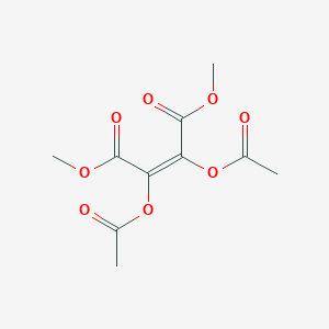 molecular formula C10H12O8 B122216 Dimethyl diacetoxyfumarate CAS No. 130-84-7