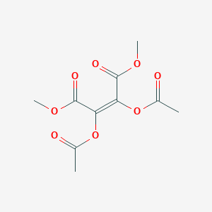 molecular formula C₁₀H₁₂O₈ B122216 二甲基二乙酰氧基富马酸酯 CAS No. 130-84-7