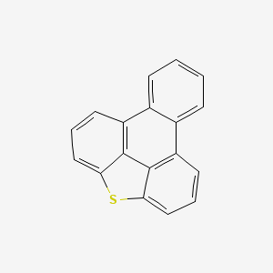 molecular formula C18H10S B1222175 Triphenyleno[1,12-bcd]thiophene CAS No. 68558-73-6