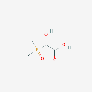 molecular formula C4H9O4P B1222176 2-(二甲基磷酰基)-2-羟基乙酸 CAS No. 91154-17-5