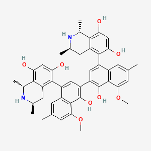 molecular formula C46H48N2O8 B1222179 Michellamine C CAS No. 143168-23-4