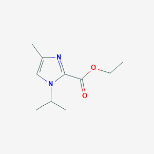molecular formula C10H16N2O2 B12221881 Ethyl 1-isopropyl-4-methyl-1H-imidazole-2-carboxylate 