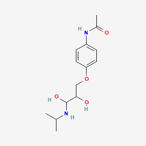 N-(4-(2,3-Dihydroxy-3-((1-methylethyl)amino)propoxy)phenyl)acetamide