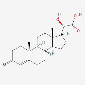 20-Hydroxy-3-keto-4-pregnen-21-oic acid