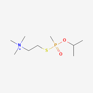 Ethanaminium, N,N,N-trimethyl-2-((methyl(1-methylethoxy)phosphinyl)thio)-