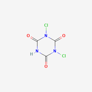 molecular formula C3HCl2N3O3 B1222217 Dichloroisocyanuric acid CAS No. 2782-57-2