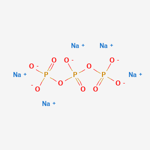 molecular formula Na5O10P3· nH2O (n = 0 or 6)<br>Na5P3O10<br>Na5O10P3 B1222224 Sodium tripolyphosphate CAS No. 7758-29-4