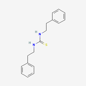 molecular formula C17H20N2S B1222237 1,3-Bis(2-phenylethyl)thiourea 