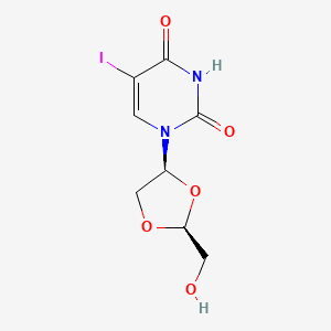 molecular formula C8H9IN2O5 B1222246 L-I-OddU 