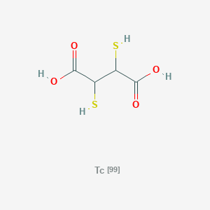 molecular formula C8H12O9S4Tc+3 B1222251 Technetium Tc 99m succimer CAS No. 65438-08-6