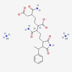 molecular formula C24H37N5O8 B1222255 Carbetimer CAS No. 82230-03-3