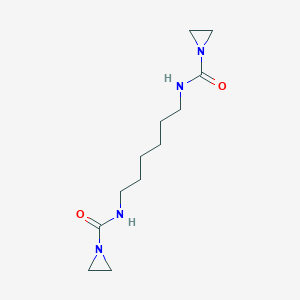 molecular formula C12H22N4O2 B122226 1-氮杂环丁烷甲酰胺，N,N'-1,6-己二酰双- CAS No. 2271-93-4