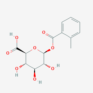 (2S,3S,4S,5R,6S)-3,4,5-trihydroxy-6-(2-methylbenzoyl)oxyoxane-2-carboxylic acid