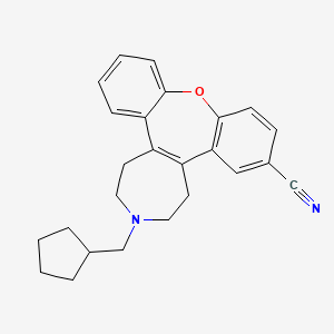 molecular formula C25H26N2O B1222267 Savoxepin CAS No. 79262-46-7