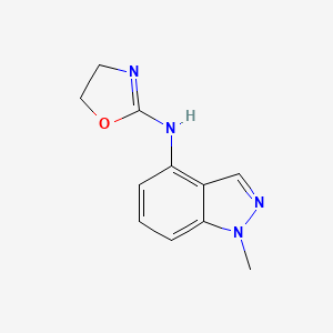 1-Methyl-4-(2-oxazolin-2-ylamino)indazole