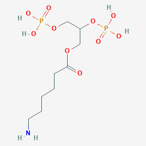 2,3-Diphosphonooxypropyl 6-aminohexanoate