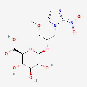 molecular formula C13H19N3O10 B1222276 Misonidazole glucuronide CAS No. 86589-32-4
