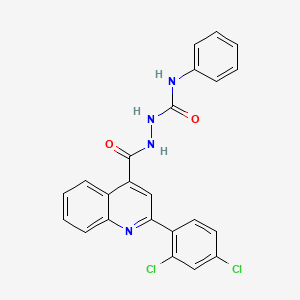 1-[[[2-(2,4-Dichlorophenyl)-4-quinolinyl]-oxomethyl]amino]-3-phenylurea
