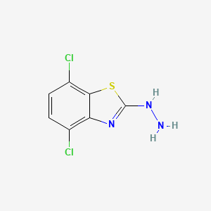 (4,7-Dichloro-1,3-benzothiazol-2-yl)hydrazine