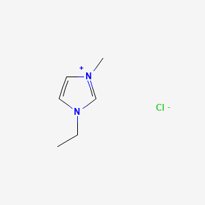 molecular formula C6H11ClN2 B1222302 1-Ethyl-3-methylimidazolium chloride CAS No. 65039-09-0