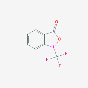 molecular formula C8H4F3IO2 B122232 1-(Trifluoromethyl)-1,2-benziodoxol-3(1H)-one CAS No. 887144-94-7