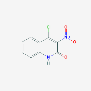molecular formula C9H5ClN2O3 B1222321 4-chloro-3-nitro-1H-quinolin-2-one 