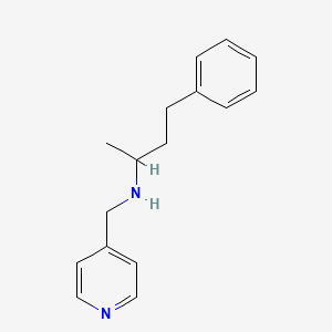 4-phenyl-N-(pyridin-4-ylmethyl)-2-butanamine
