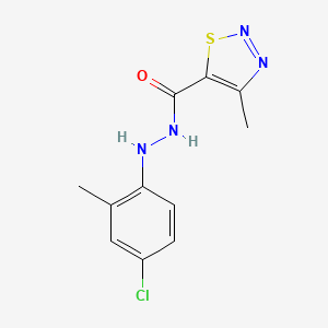 N'-(4-chloro-2-methylphenyl)-4-methyl-5-thiadiazolecarbohydrazide