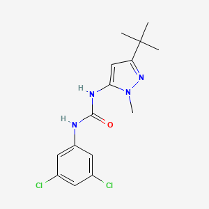 1-(5-Tert-butyl-2-methyl-3-pyrazolyl)-3-(3,5-dichlorophenyl)urea