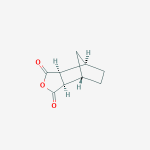 molecular formula C9H10O3 B122237 (3aR,4S,7R,7aS)-Hexahydro-4,7-methanoisobenzofuran-1,3-dione CAS No. 14166-28-0