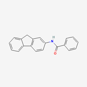 molecular formula C20H15NO B1222371 2-Benzoylaminofluorene CAS No. 3671-78-1