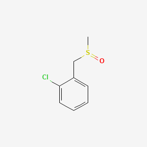 molecular formula C8H9ClOS B1222375 o-Chlorobenzyl methyl sulfoxide CAS No. 23413-66-3